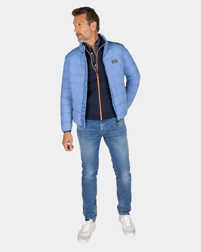 Men Jackets NZA New Zealand Auckland Blue Padded Jacket 8211 Frozen Blue