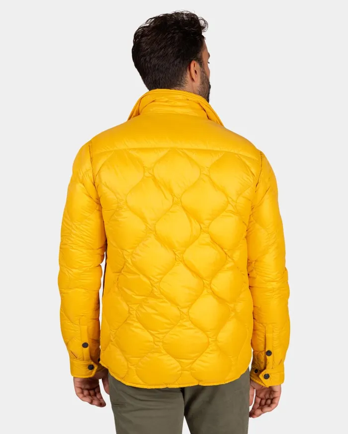 Men Jackets NZA New Zealand Auckland Ochre Yellow Quilted Jacket 8211 Warm Ocre