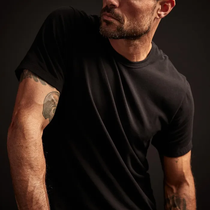 MEN James Perse CLASSICS Elevated Lotus Jersey Lounge Tee Black