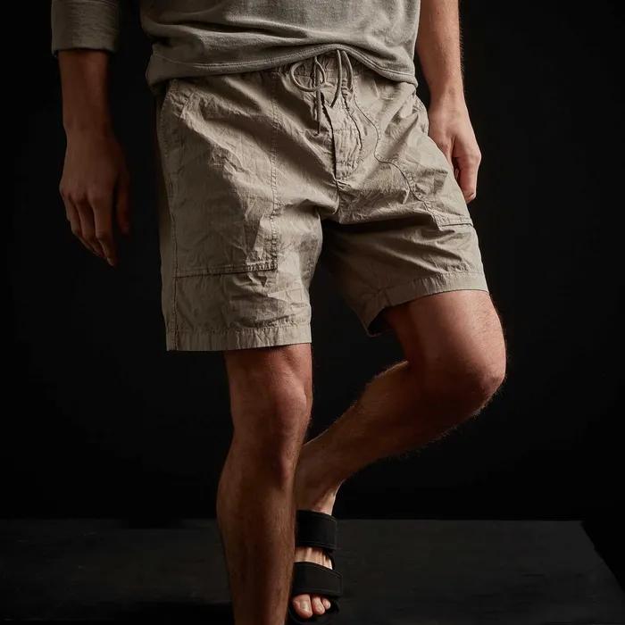 MEN James Perse SHORTS Rip Stop Short Mineral Pigment