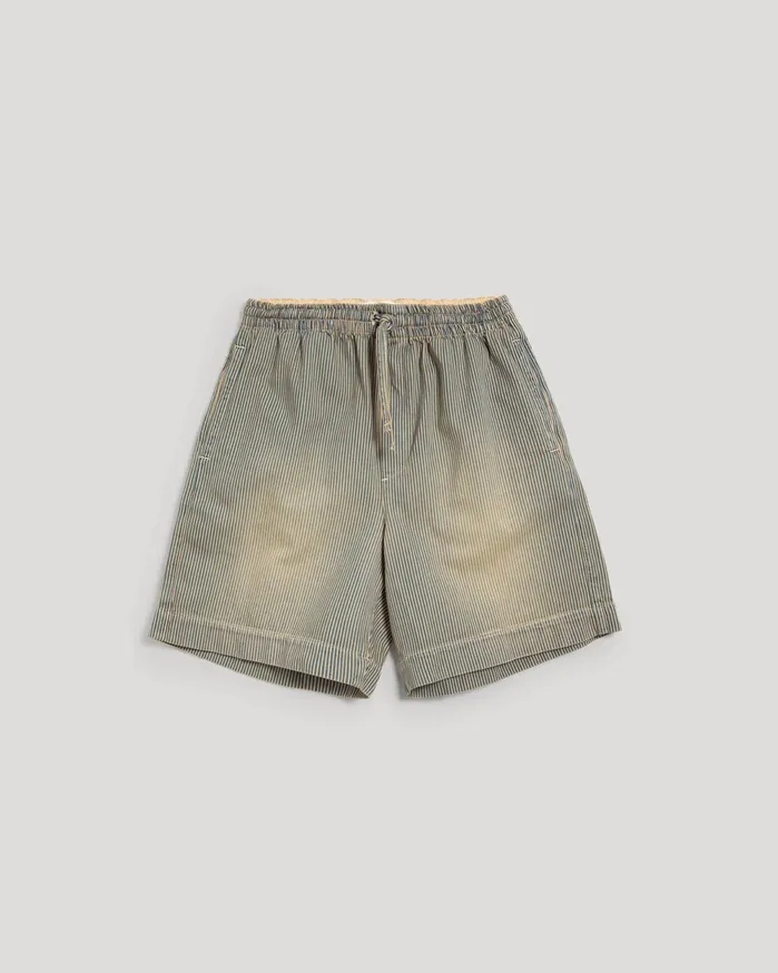 Men Jay Short Blue Multi YMC Trousers and Shorts