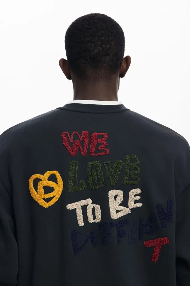 Men Jumpers And Sweatshirts Desigual Sweatshirt Japan Magazine Knit