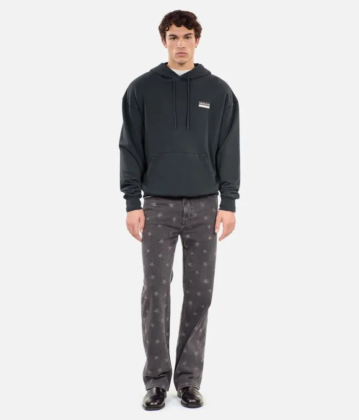 Men Knits and Tees THE KOOPLES Black 100 Wild Serigraphy Sweatshirt