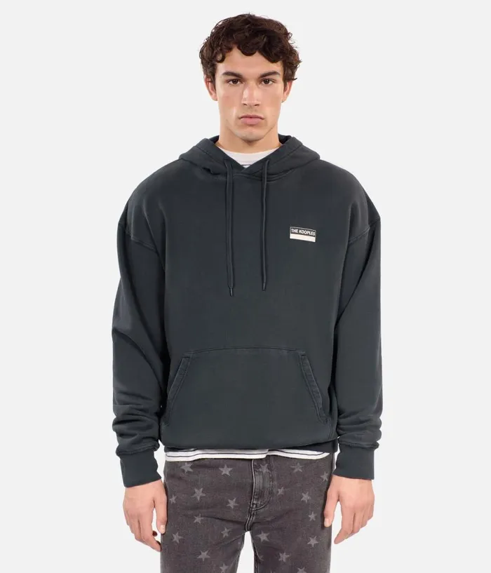Men Knits and Tees THE KOOPLES Black 100 Wild Serigraphy Sweatshirt Men Knits and Tees THE KOOPLES Black 100 Wild Serigraphy Sweatshirt