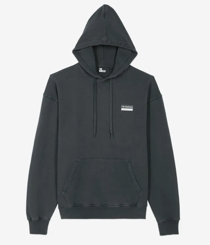 Men Knits and Tees THE KOOPLES Black 100 Wild Serigraphy Sweatshirt Men Knits and Tees THE KOOPLES Black 100 Wild Serigraphy Sweatshirt
