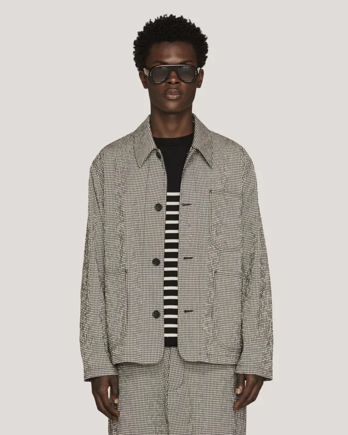 Men Labour Chore Jacket Navy YMC Suiting