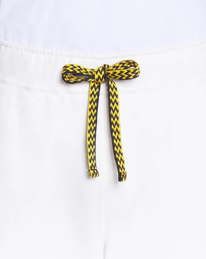 Men Lanvin Coats and Jackets Lanvin X Future Unisex Logo Jogging Pants White Mustang