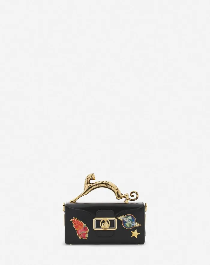 Men Lanvin Crossbody Bags Lanvin X Future Pencil Cat Nano Leather Bag With Pins Blackmulticolour Men Lanvin Crossbody Bags Lanvin X Future Pencil Cat Nano Leather Bag With Pins Blackmulticolour