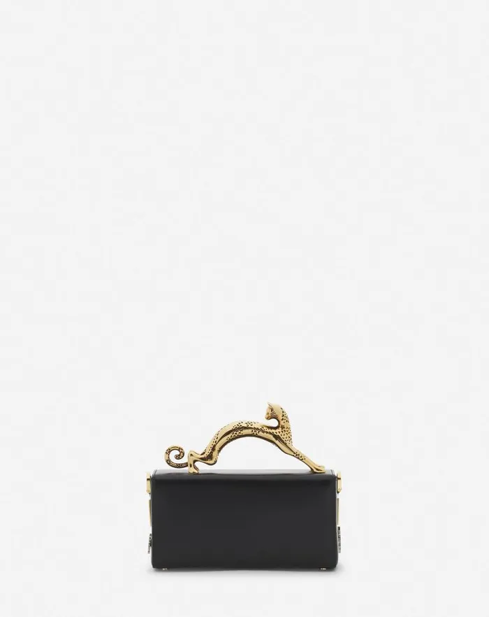 Men Lanvin Crossbody Bags Lanvin X Future Pencil Cat Nano Leather Bag With Pins Blackmulticolour