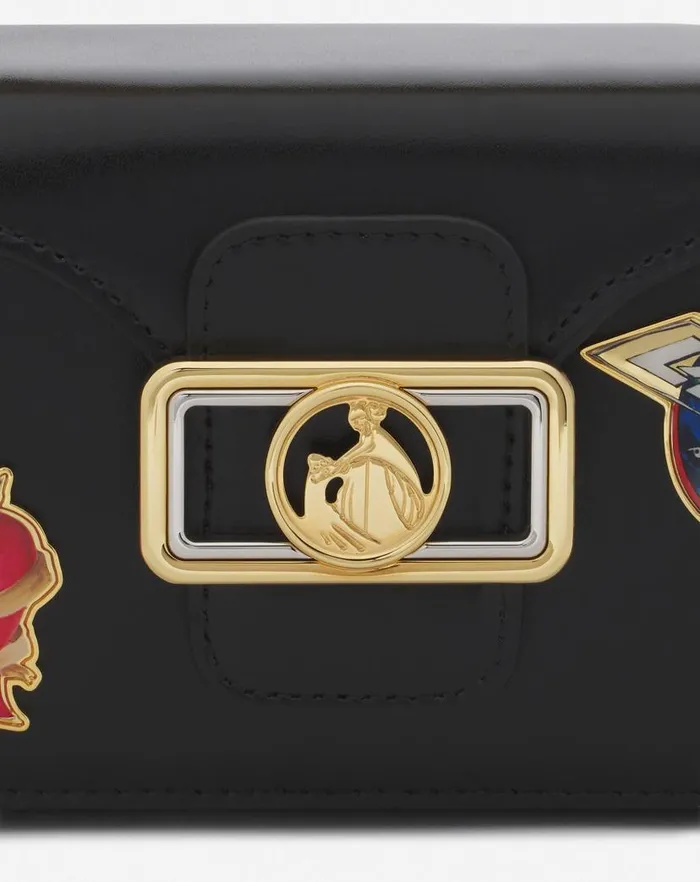 Men Lanvin Crossbody Bags Lanvin X Future Pencil Cat Nano Leather Bag With Pins Blackmulticolour