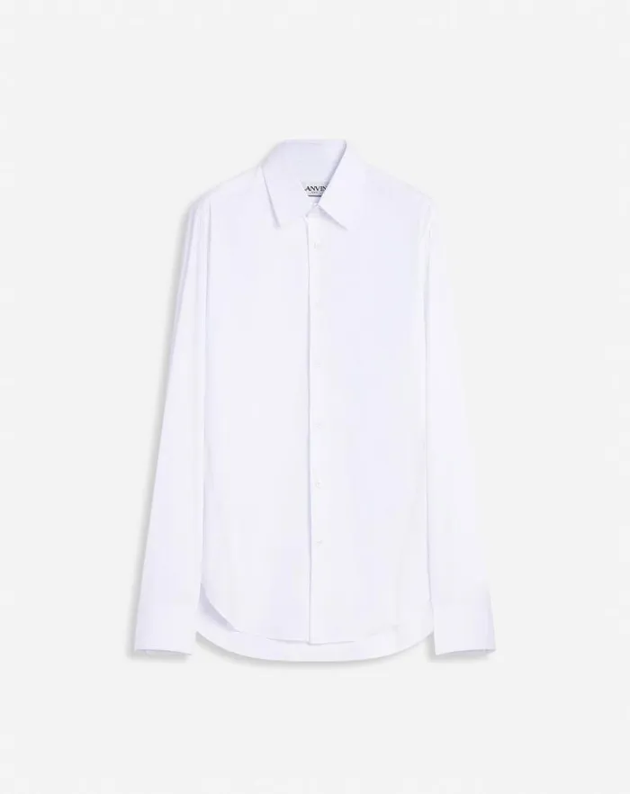 Men Lanvin Shirts Fitted Shirt Optic White