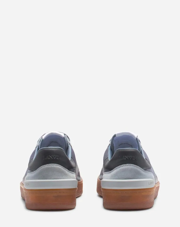 Men Lanvin Sneakers Clay Mesh Sneakers Light Greyburgundy Men Lanvin Sneakers Clay Mesh Sneakers Light Greyburgundy