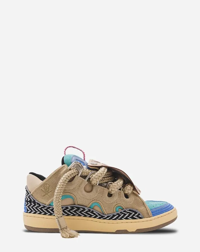 Men Lanvin Sneakers Curb Sneakers By Surgeon For Men Light Blue