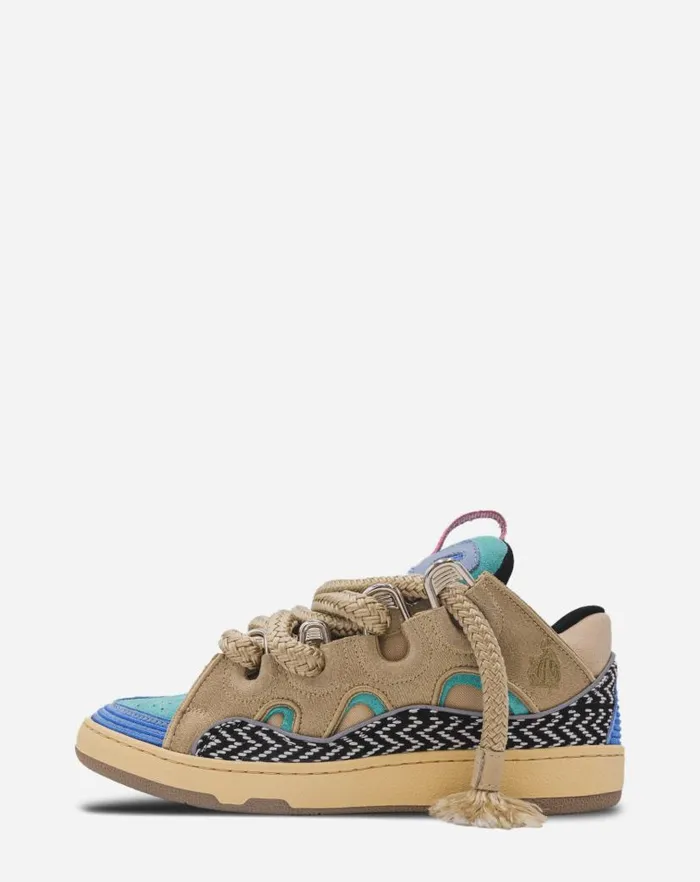 Men Lanvin Sneakers Curb Sneakers By Surgeon For Men Light Blue