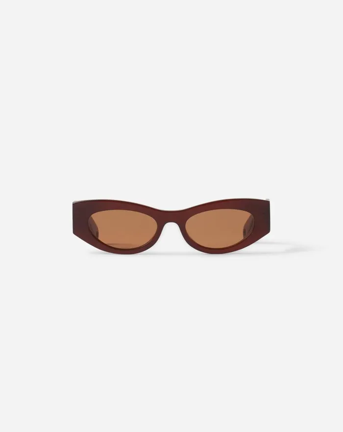 Men Lanvin Sunglasses Lanvin Logo Sunglasses Browncherry