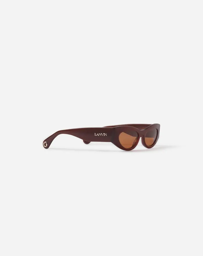 Men Lanvin Sunglasses Lanvin Logo Sunglasses Browncherry Men Lanvin Sunglasses Lanvin Logo Sunglasses Browncherry