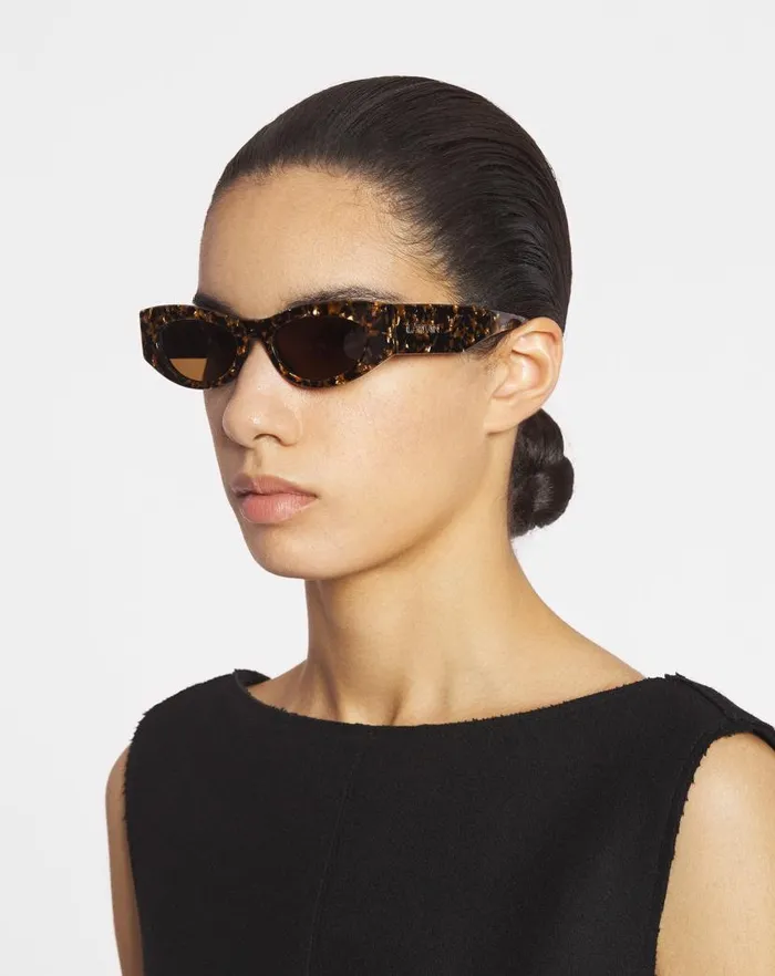 Men Lanvin Sunglasses Lanvin Logo Sunglasses Goldbrown Men Lanvin Sunglasses Lanvin Logo Sunglasses Goldbrown