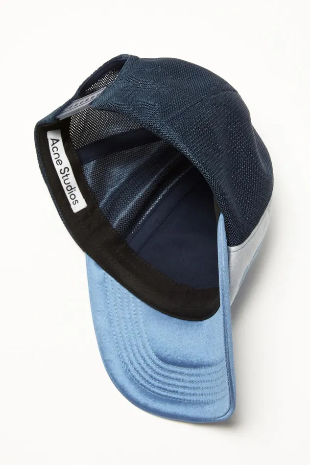 Men Logo Cap Multi Blue Acne Studios Hats