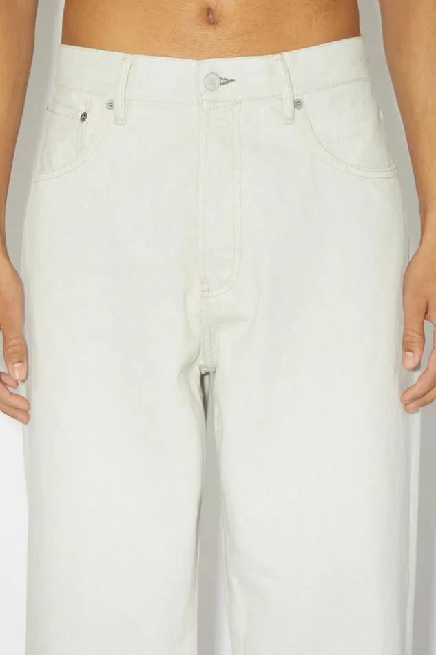 Men Loose Fit Jeans 1991 Toj Ecruecru Acne Studios Jeans