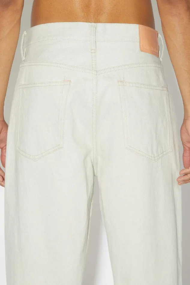 Men Loose Fit Jeans 1991 Toj Ecruecru Acne Studios Jeans