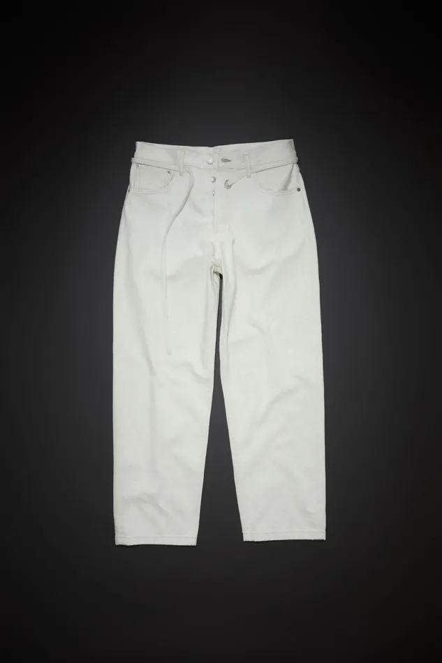 Men Loose Fit Jeans 1991 Toj Ecruecru Acne Studios Jeans