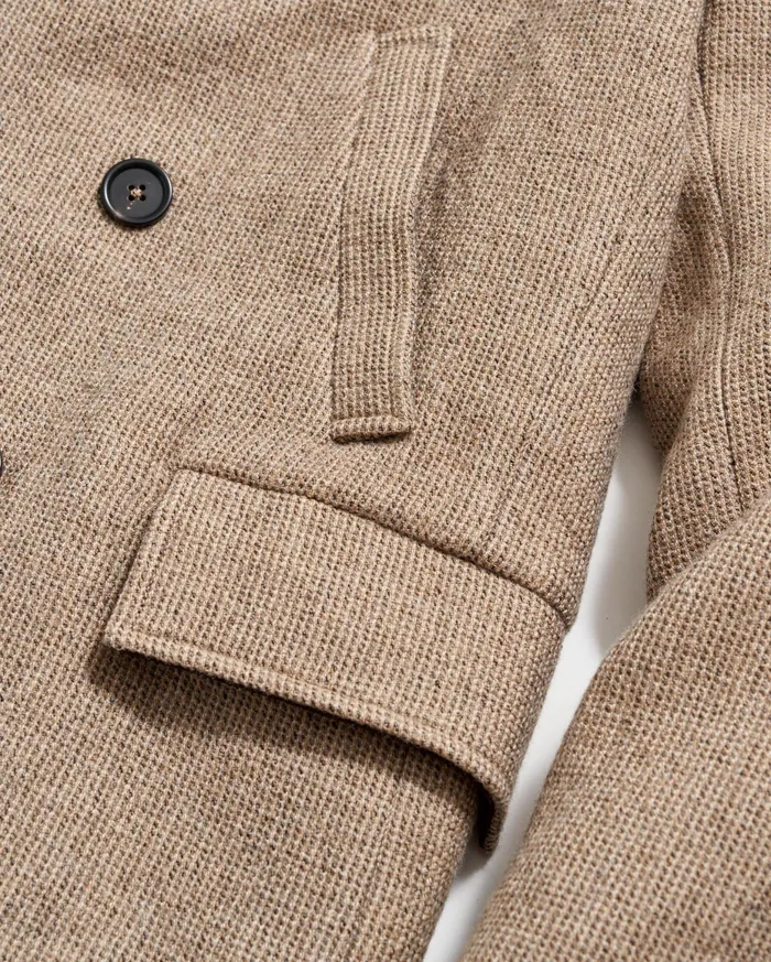 Men Luxury Bond Peacoat Charcoaltan Billy Reid Jackets and Outerwear