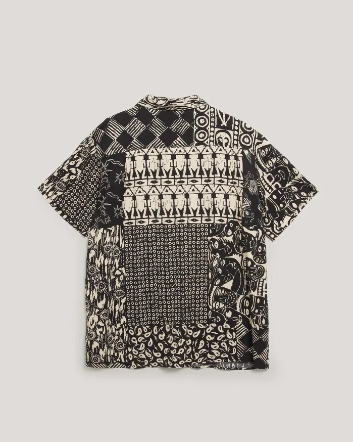 Men Malick Shirt Black Multi YMC Shirts