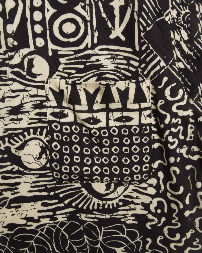 Men Malick Shirt Black Multi YMC Shirts