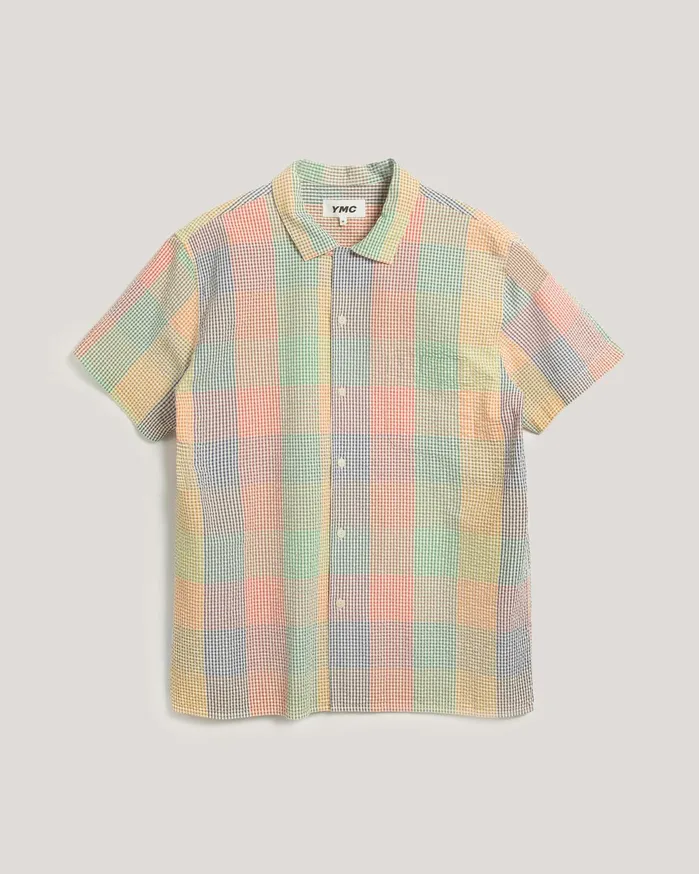 Men Malick Shirt Light Multi Check YMC Shirts