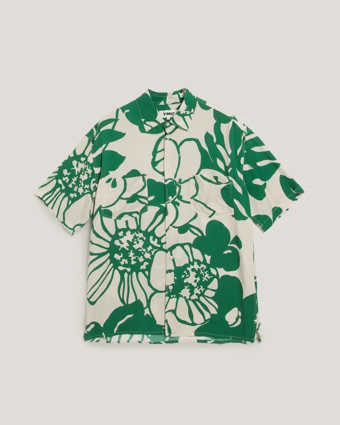 Men Mitchum Shirt Green Multi YMC Shirts
