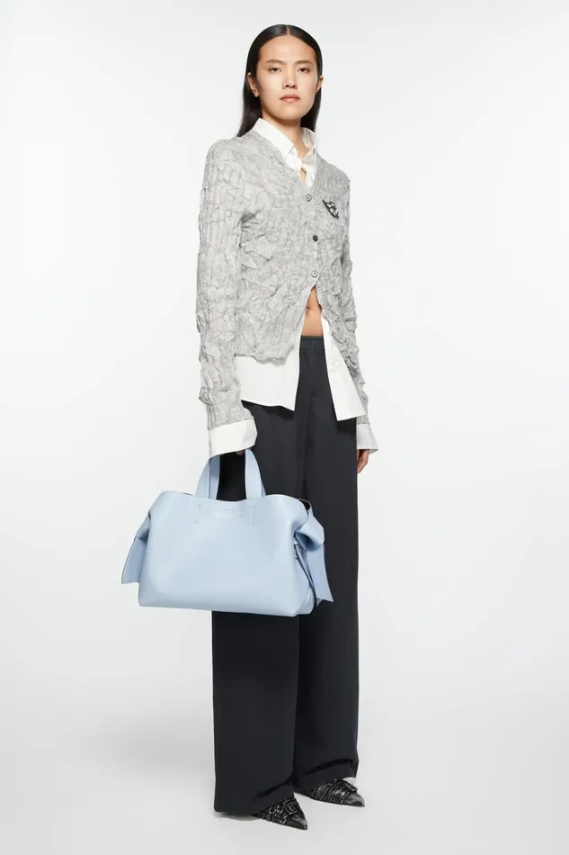Men Musubi Midi Tote Baby Bluebrown Acne Studios Bags