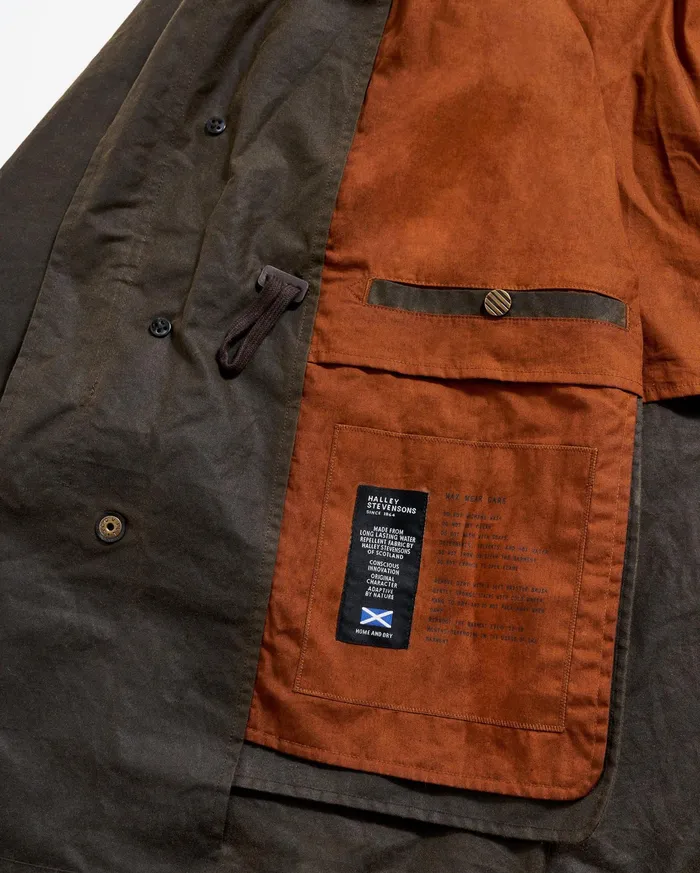 Men Rain Parka Olive Billy Reid Jackets and Outerwear