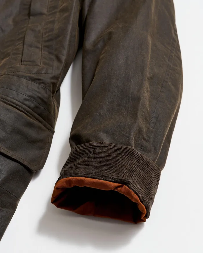 Men Rain Parka Olive Billy Reid Jackets and Outerwear