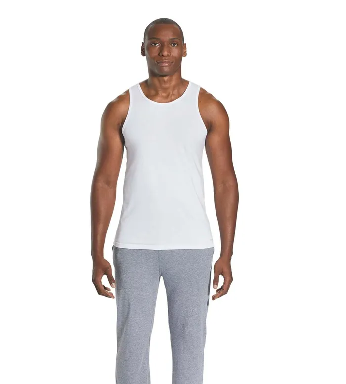 Men Ready For Everything Supersoft Tank Undershirt White Shirt 2 Pack Pair Of Thieves Tanks