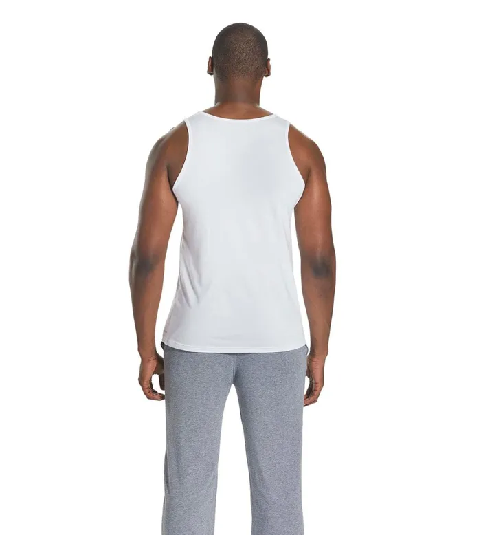 Men Ready For Everything Supersoft Tank Undershirt White Shirt 2 Pack Pair Of Thieves Tanks