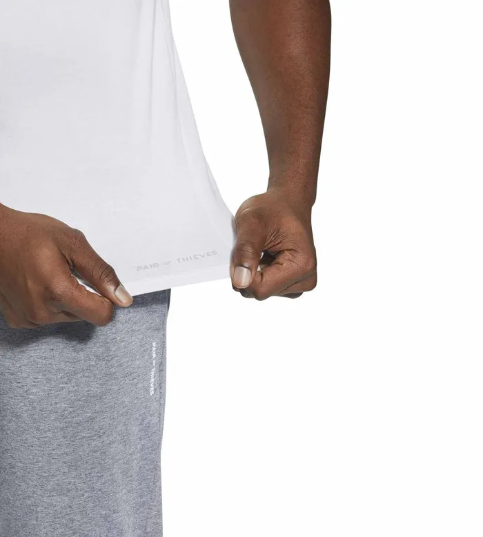Men Ready For Everything Supersoft Tank Undershirt White Shirt 2 Pack Pair Of Thieves Tanks