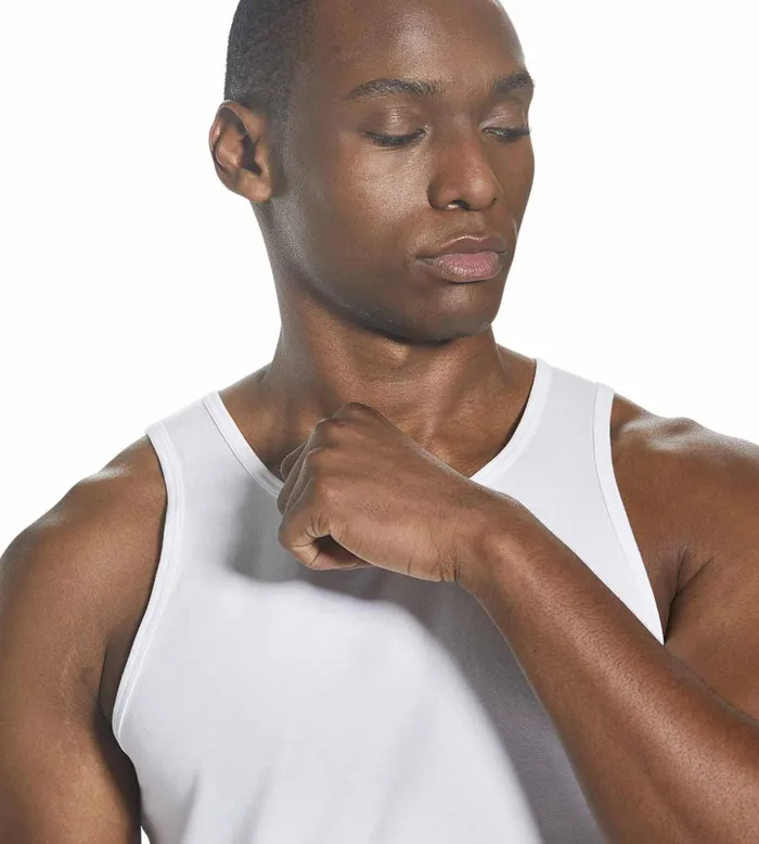 Men Ready For Everything Supersoft Tank Undershirt White Shirt 2 Pack Pair Of Thieves Tanks