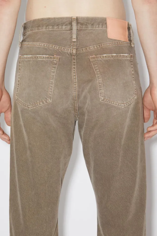 Men Regular Fit Jeans 1996 Beige Acne Studios Jeans