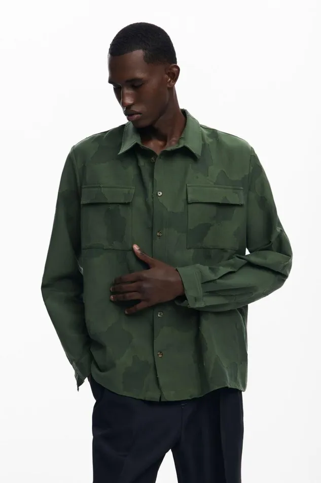 Men Shirts Desigual Tactical Shirt