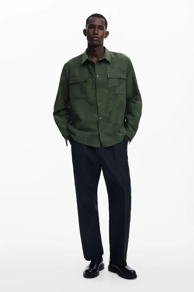 Men Shirts Desigual Tactical Shirt