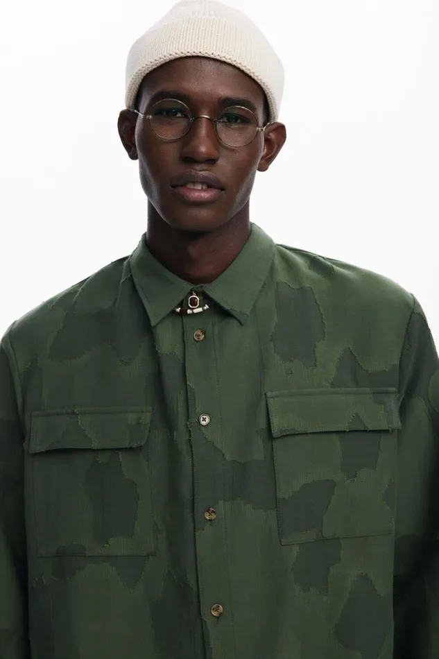 Men Shirts Desigual Tactical Shirt