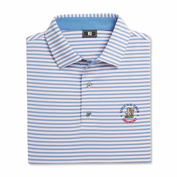 Men Shirts FootJoy 2025 US Open MultiStripe Lisle