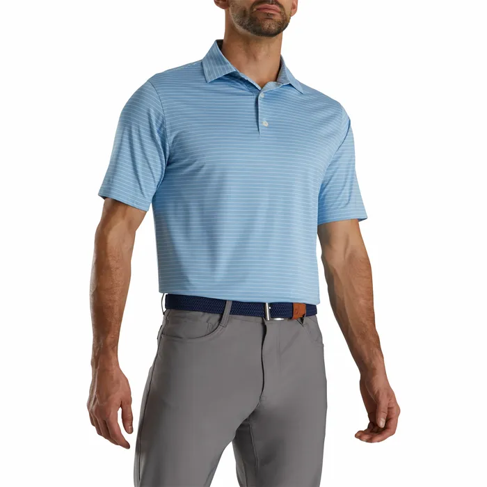 Men Shirts FootJoy Pencil Stripe Lisle