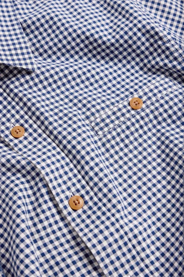 Men SHIRTS White Stuff Gingham LS Shirt Navy Multi Men SHIRTS White Stuff Gingham LS Shirt Navy Multi