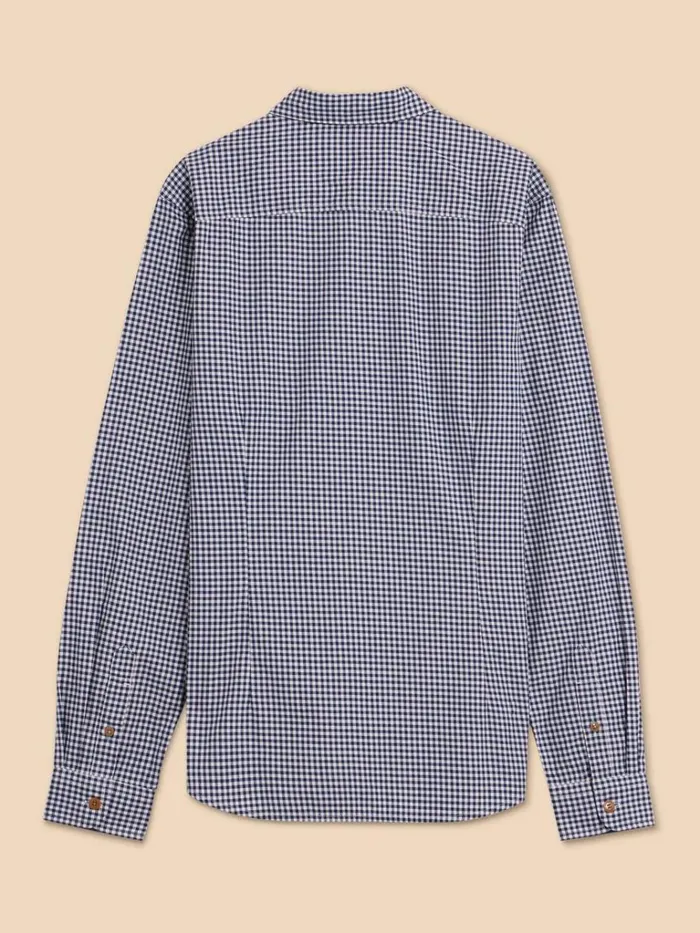 Men SHIRTS White Stuff Gingham LS Shirt Navy Multi Men SHIRTS White Stuff Gingham LS Shirt Navy Multi