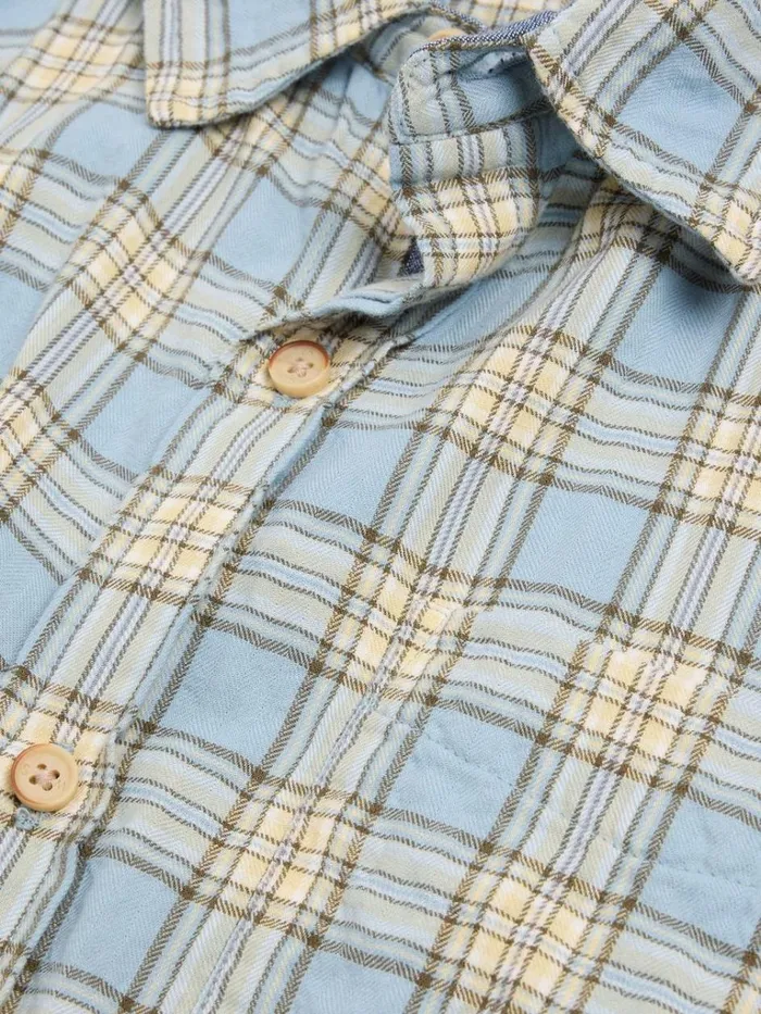 Men SHIRTS White Stuff Madras Check SS Shirt Blue Multi Men SHIRTS White Stuff Madras Check SS Shirt Blue Multi