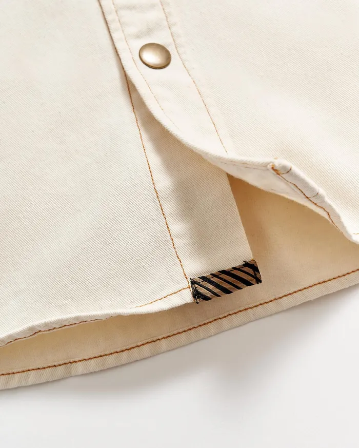 Men Shoals Twill Shirt Natural Billy Reid Shirting