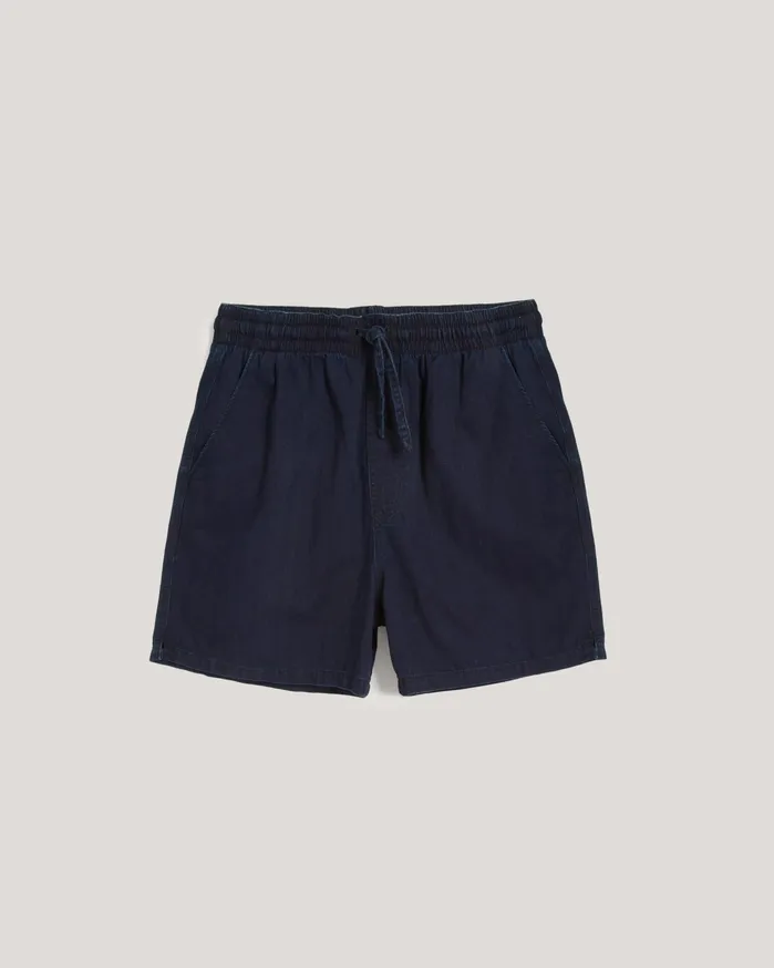 Men Shorty Short Indigo YMC Trousers and Shorts