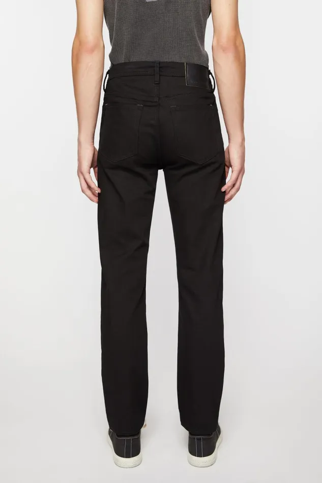 Men Slim Fit Jeans 8211 River Stay Black Acne Studios Jeans