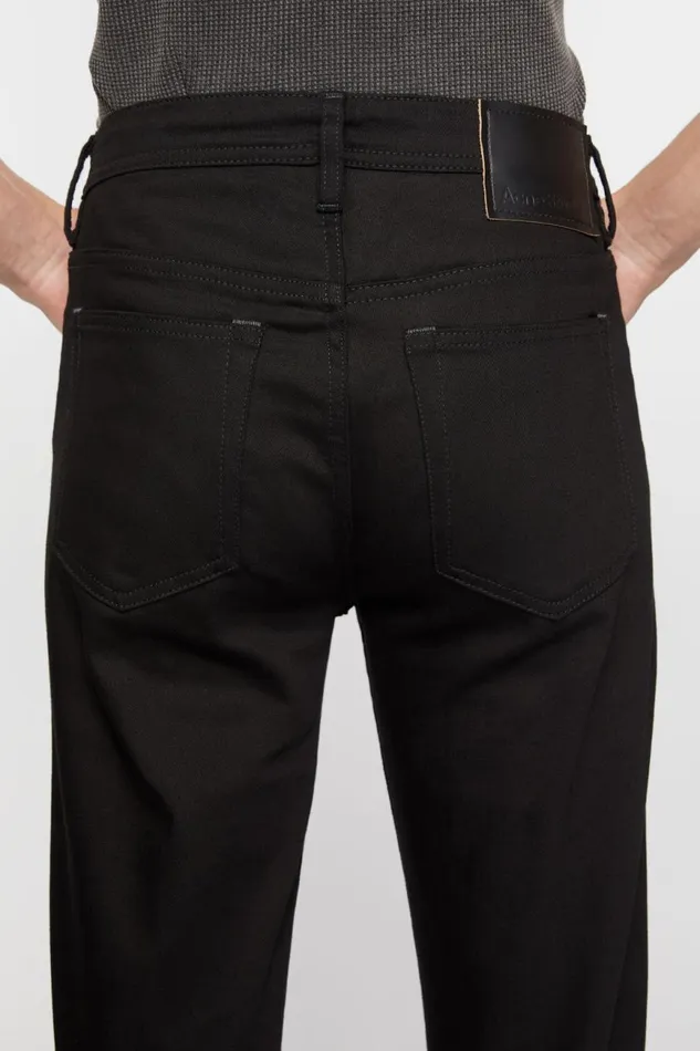 Men Slim Fit Jeans 8211 River Stay Black Acne Studios Jeans